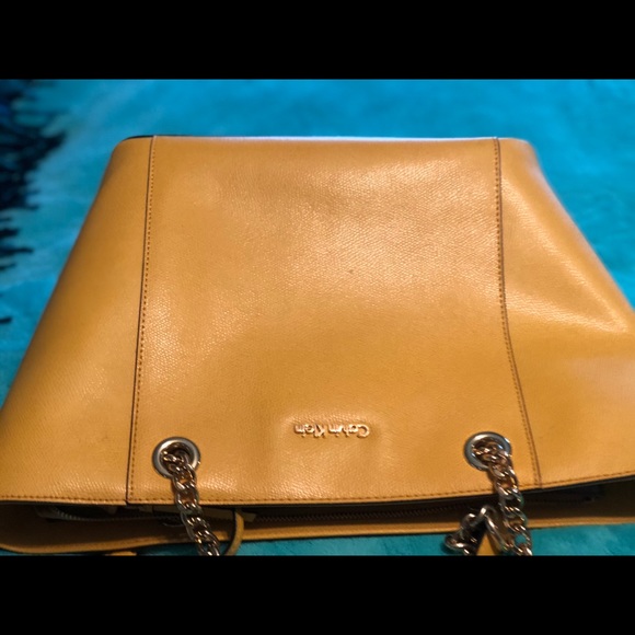 Calvin Klein Bags Calvin Klein Yellow Purse Poshmark